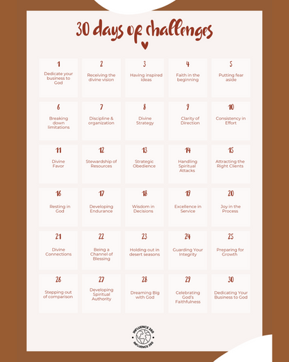 30 Jours - De Percée Prophétique Pour Ton Business